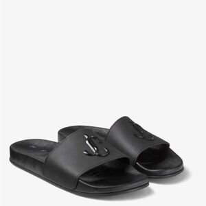 Jimmy Choo slides size 8 1/2. Woman’s like new.